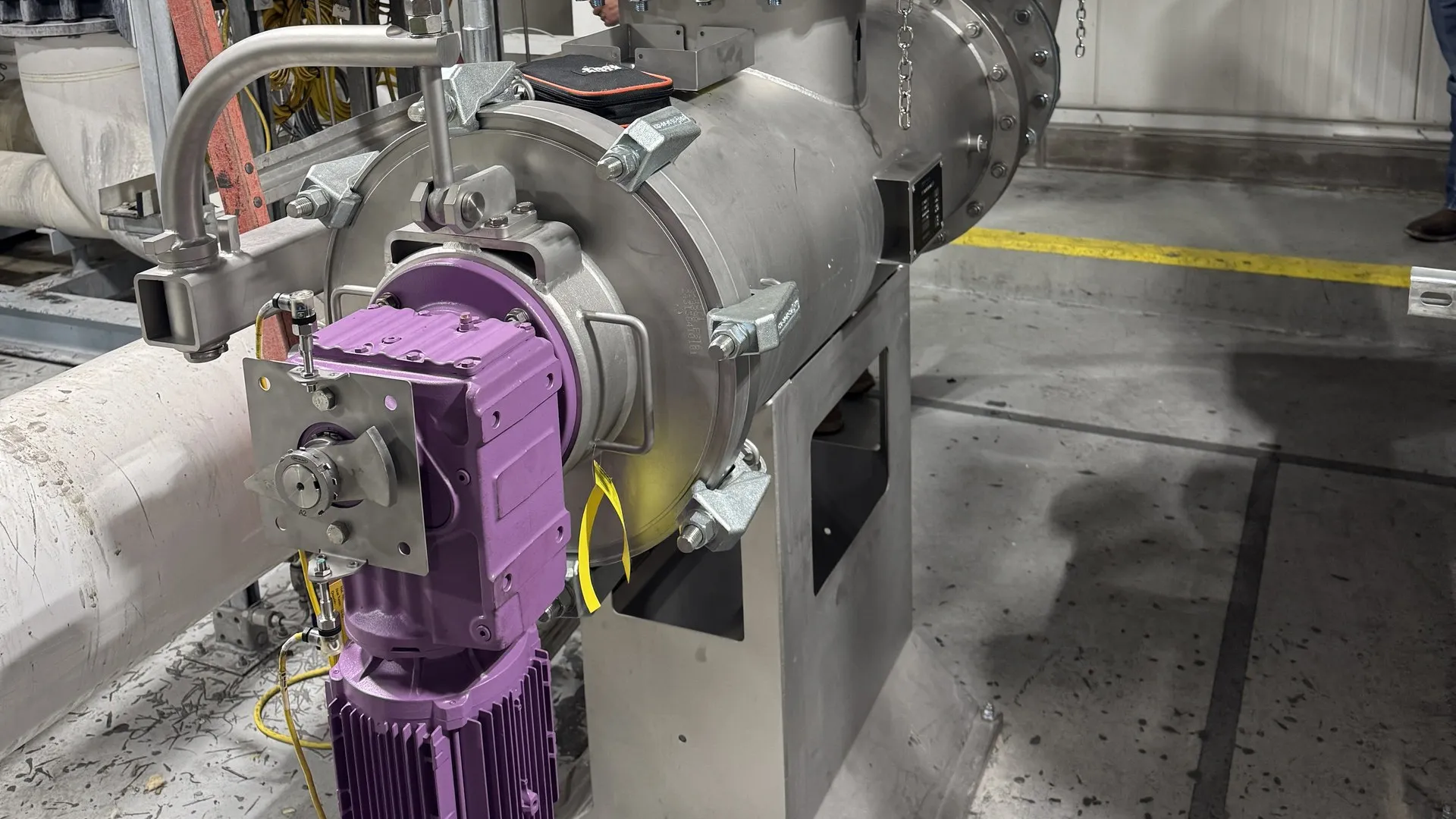 K-OptiFil automatic backwash filter installed at a plant