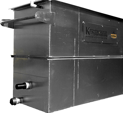 K Factor oil-water separator (OWS) – triple-compartment coalescing system