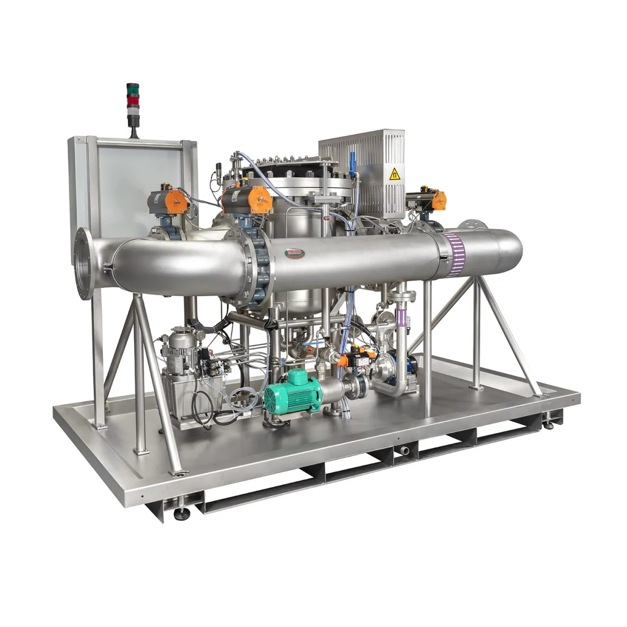 PAC-MAG 400 magnetic separator with full options, back view – K Factor magnetic separation