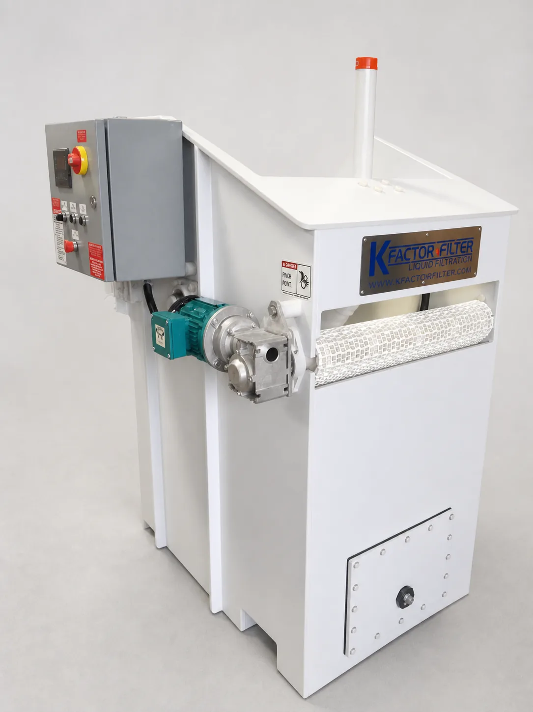 K Factor chemical-resistant Plastic Filter in the manufacturing facility